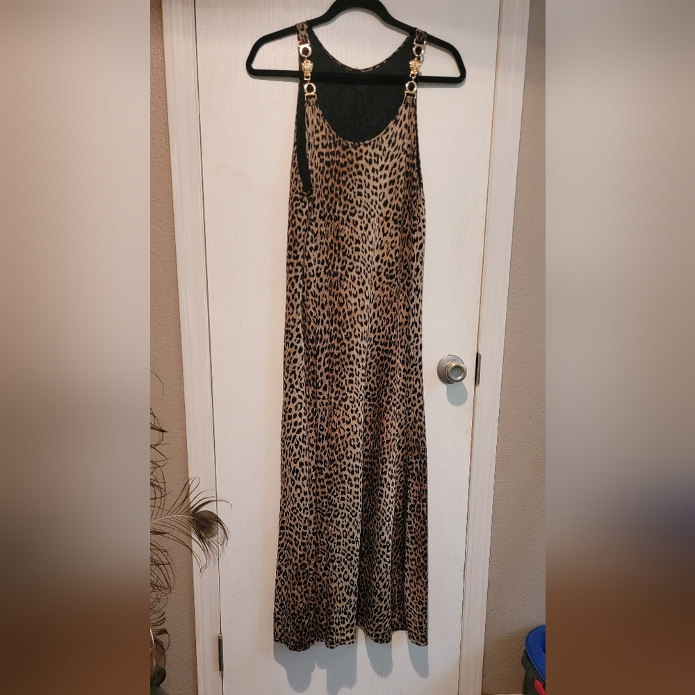 Vintage cheetah print dress